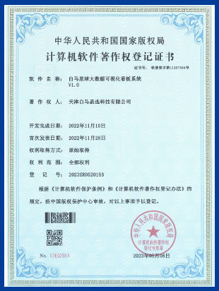 软件著作权登记证书